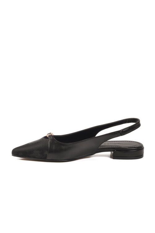 Siyah Dar Kalıp Özel Gün ve Davet Kadın Abiye Ayakkabı 312553 Z