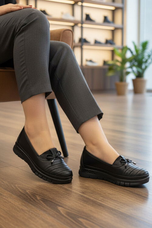 Siyah Hafif Kadın Casual Ayakkabı 1211 Z