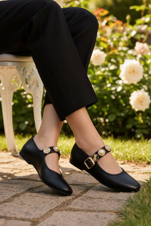 Siyah Bantlı Kadın Hafif Casual Ayakkabı B-40 Z