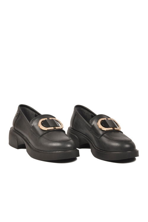 Siyah Kadın Klasik Ayakkabı PC-55212 Z