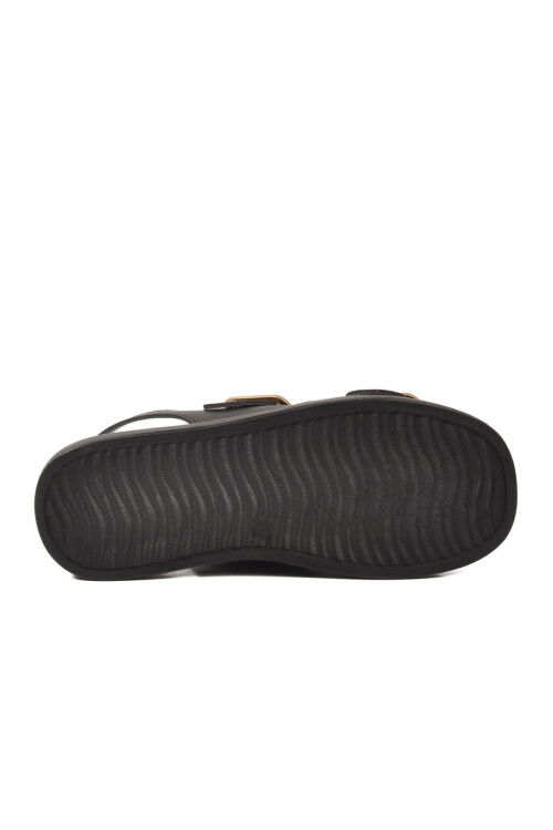 Siyah Çift Bantlı Kadın Sandalet 422240 Z