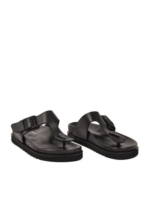 Siyah Kadın Parmak Arası Terlik PC-54606 Z