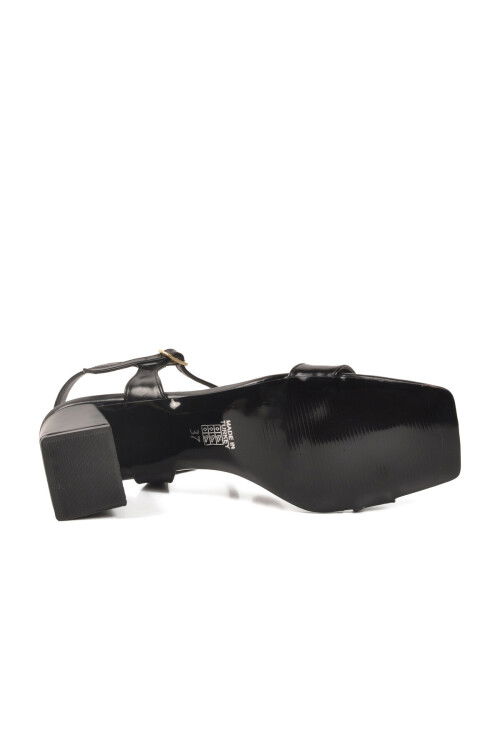 Siyah Özel Gün ve Davet Kadın Topuklu Sandalet 670635 Z