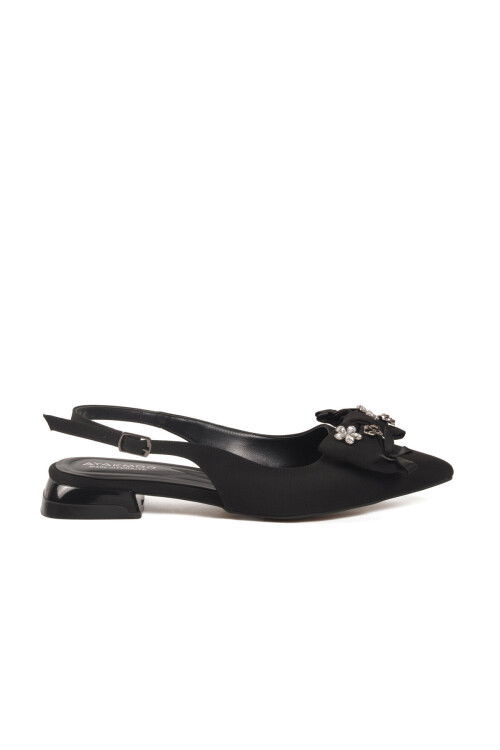 Siyah Davet Özel Gün Kadın Abiye Ayakkabı 606058 Z