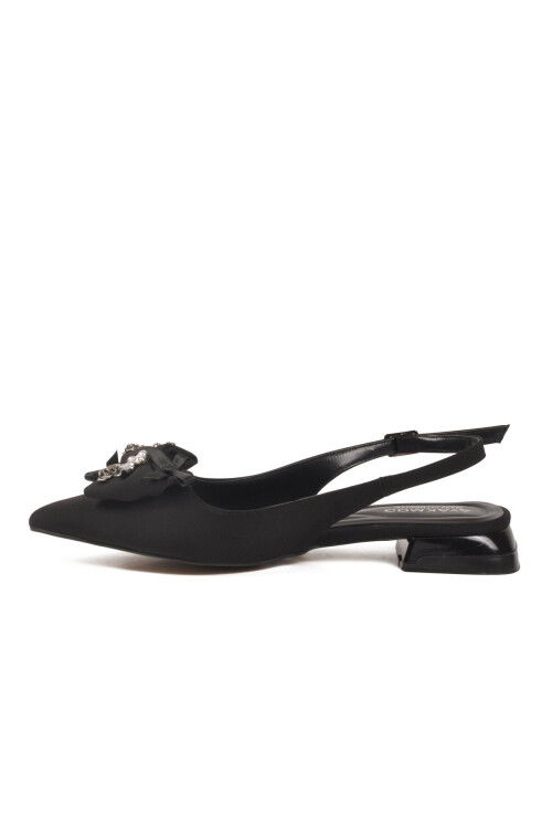 Siyah Davet Özel Gün Kadın Abiye Ayakkabı 606058 Z