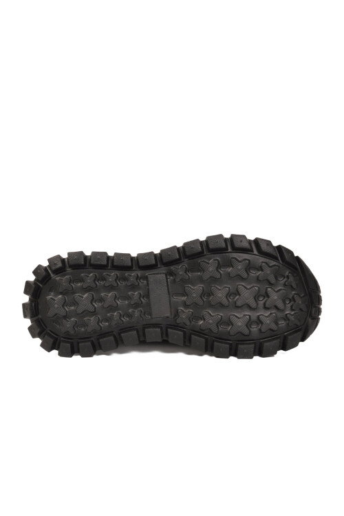 Siyah Fileli Hafif Taş İşlemeli Kadın Casual Ayakkabı 451161 Z