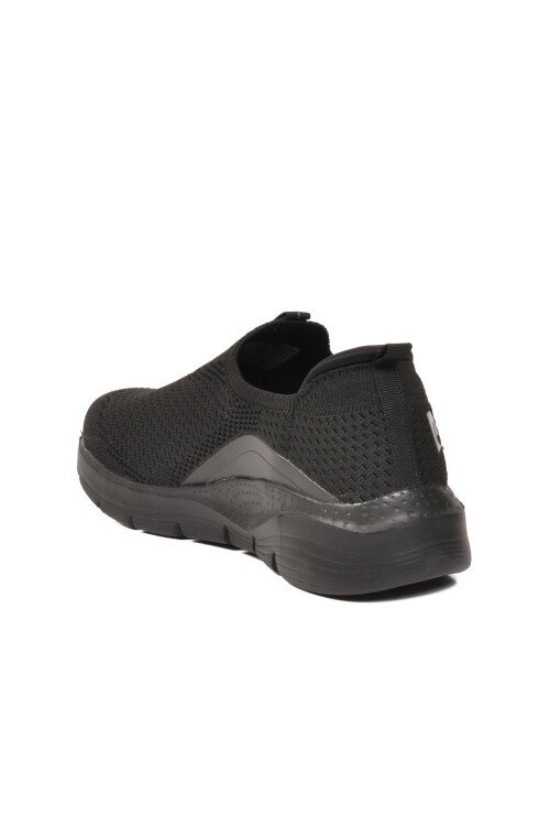 Siyah Fileli Hafif Kolay Giyilebilir Kadın Spor Ayakkabı PCI-10062 G