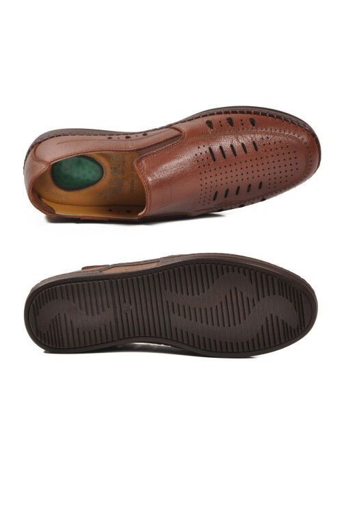 Taba Hakiki Deri Jel Taban Anatomik Erkek Casual Ayakkabı 410 M