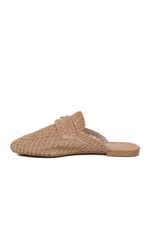 Taba Triko Hafif Önü Kapalı Kadın Terlik 335391 Z