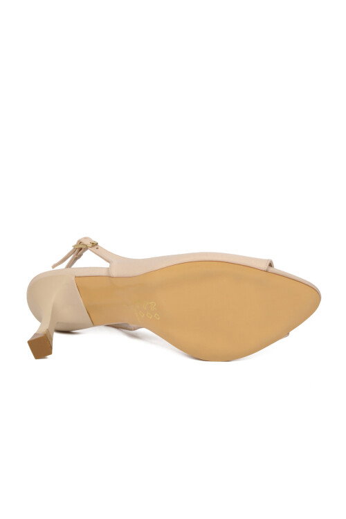 Ten İnce Topuklu Kadın Abiye Ayakkabı 655589 Z