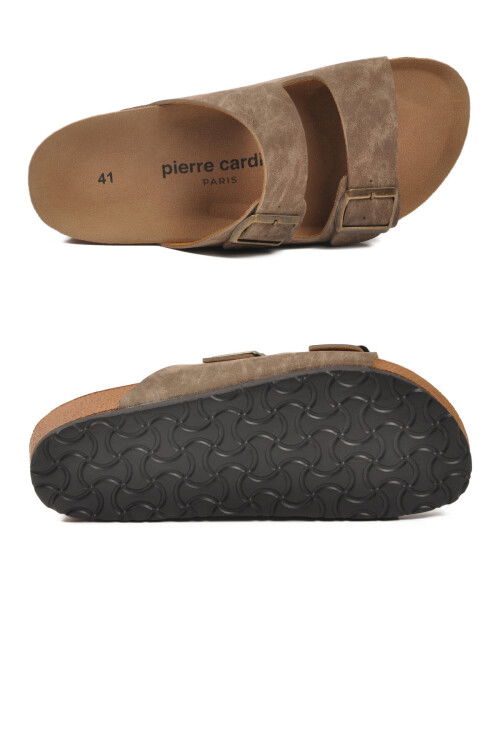 Vizon Çift Bantlı Hafif Günlük Erkek Terlik PC-7543 M