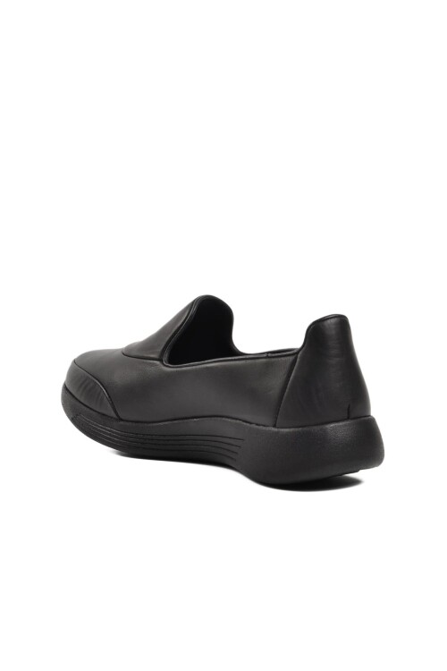 Black Genuine Leather Womens Casual Shoes 1000 Z