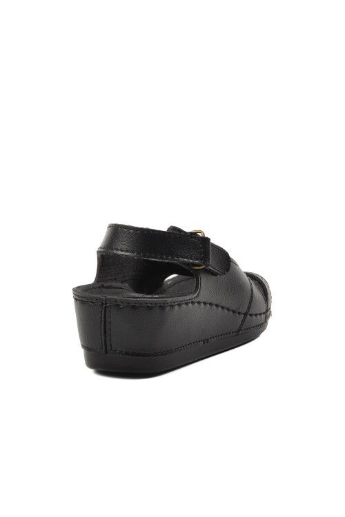 Black Anatomical Womens Heeled Sandals 15.027 Z