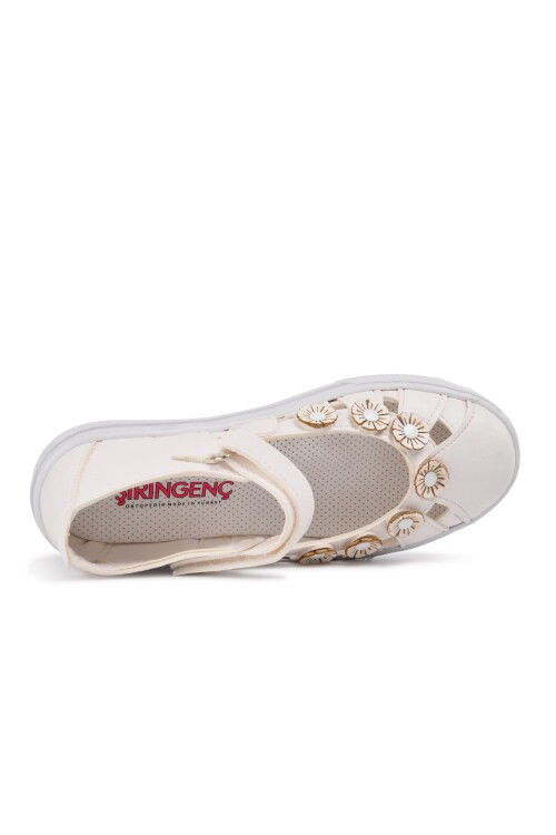 Beyaz Ortopedik Kız Çocuk Sandalet 210106 Ç