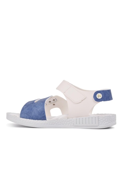 White Orthopedic Boys Sandals 210107 C