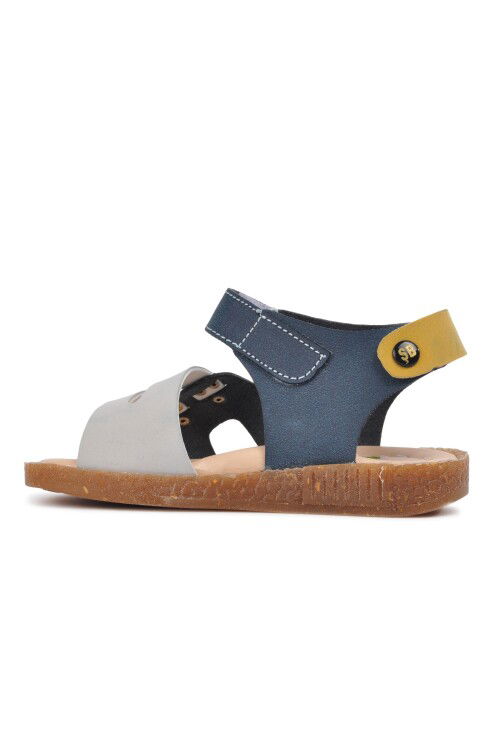 Lacivert Hardal Ortopedik Erkek Çocuk Sandalet 210107 Ç