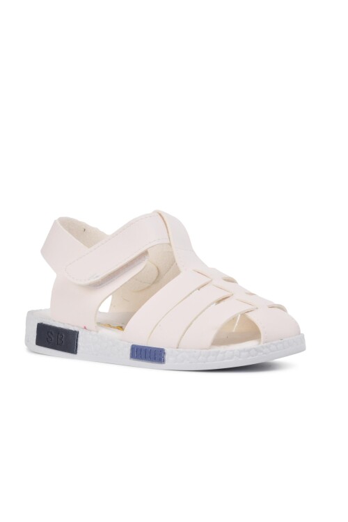 Beyaz Ortopedik Erkek Çocuk Sandalet 210111 Ç