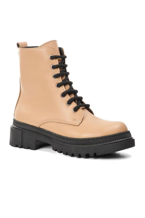 Nude Skin Non-Slip Sole Womens Boots 220201 Z