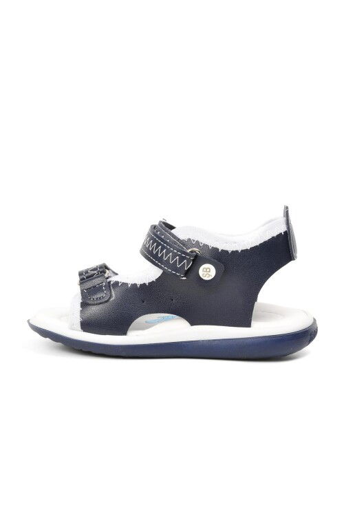 Lacivert Ortopedik Erkek Çocuk Sandalet 22Y05 B