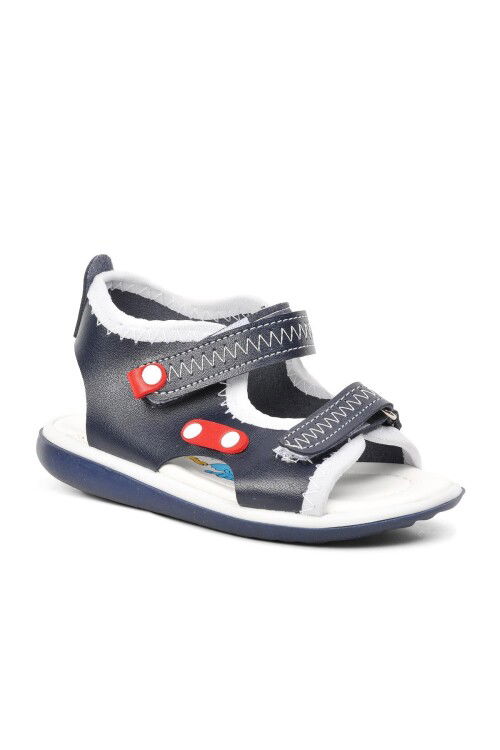 Lacivert Ortopedik Erkek Çocuk Sandalet 22Y05 B