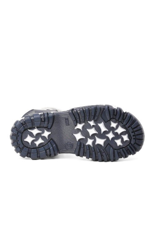 Navy Blue White Orthopedic Boys Sandals 22Y06 P