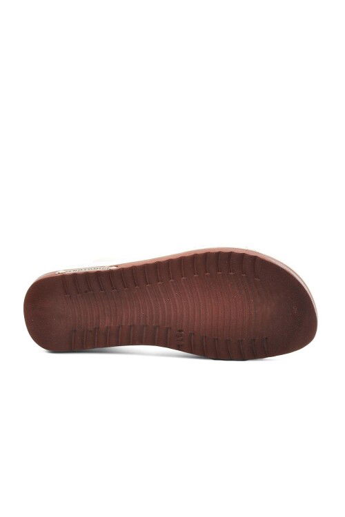 Beyaz  Kadın Terlik 37-449 RR Z