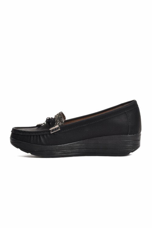 Siyah  Kadın Günlük Ayakkabı Ayakmod  525 Z