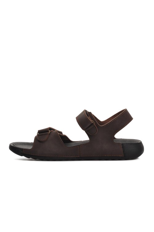 Brown Anatomic Velcro Mens Sandals 66.006 M