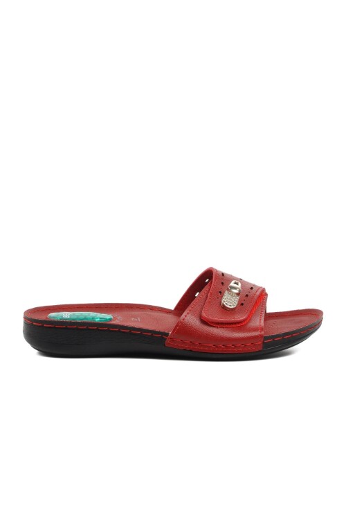 Red Gel Sole Anatomic Womens Slippers 6808 Z