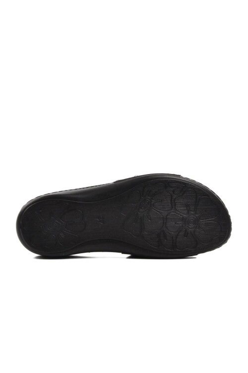 Black Gel Sole Anatomic Womens Slippers 6808 Z