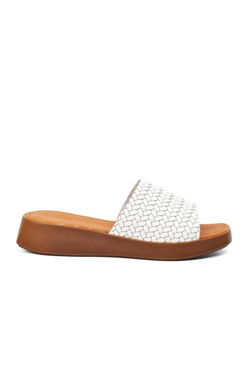 White Womens Slippers 837 Z