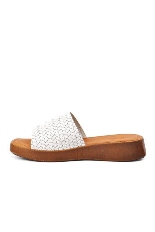 White Womens Slippers 837 Z