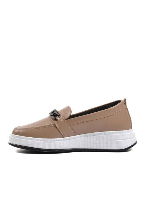 Beige Womens Casual Shoes 1076 Z