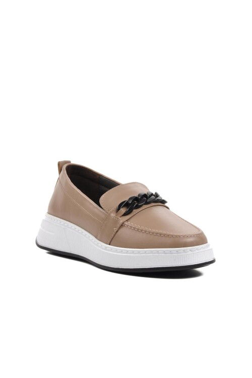 Beige Womens Casual Shoes 1076 Z