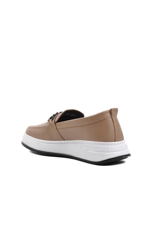 Beige Womens Casual Shoes 1076 Z