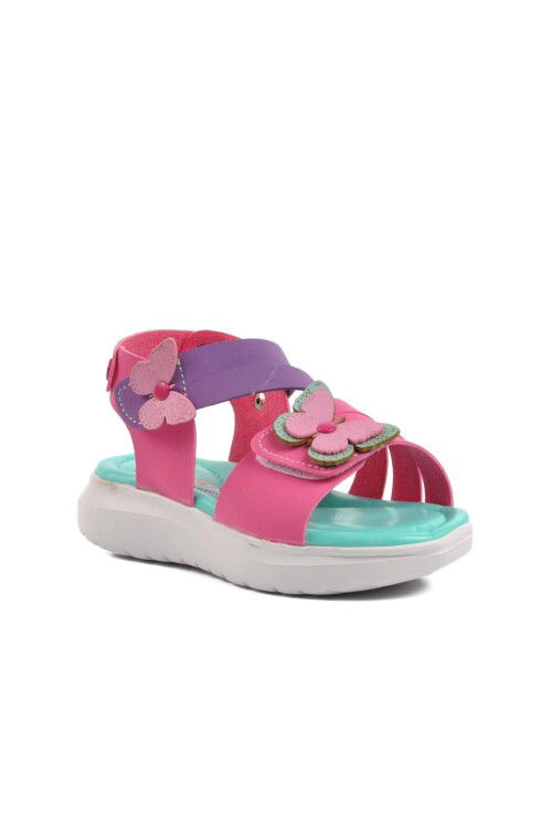 Fuchsia Orthopedic Girls Sandals 8000 P