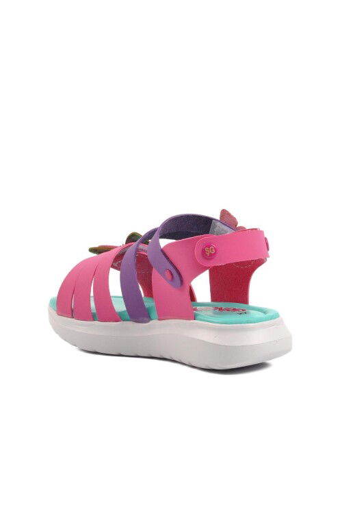 Fuchsia Orthopedic Girls Sandals 8000 P