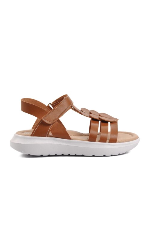 Kahve  Kız Çocuk Ortopedik Sandalet Şng 8020 F