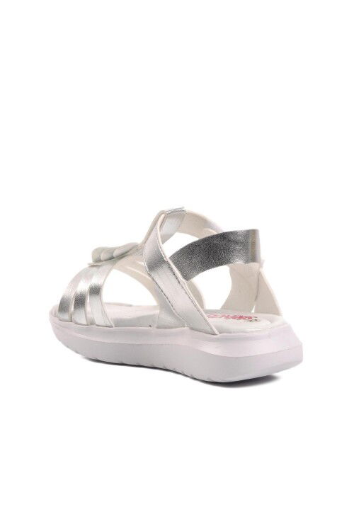 Silver Girl Flat Sandals Ayakmod Şng 8020 P