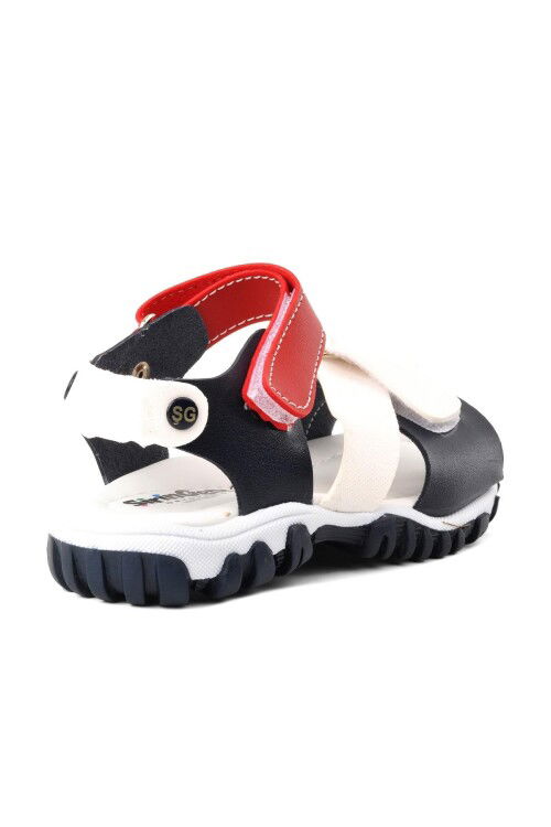 صندل تقويمي للعظام للأولاد أزرق داكن أبيض 22Y04 P