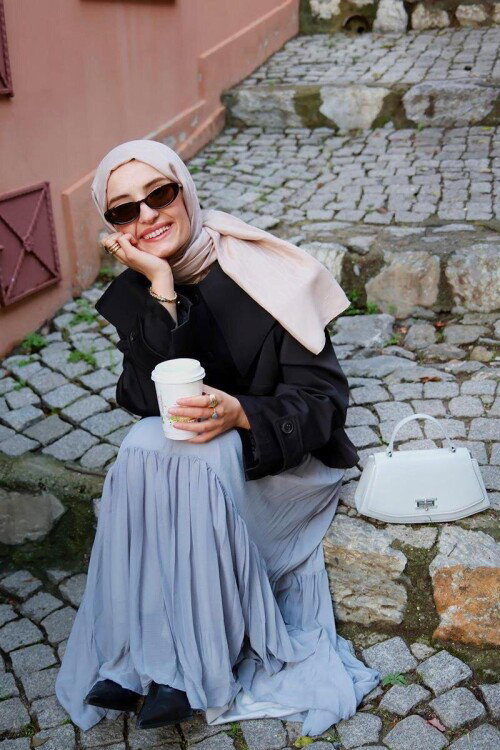 Premium Açık Mavi Kadın Omuz Çantası 930447