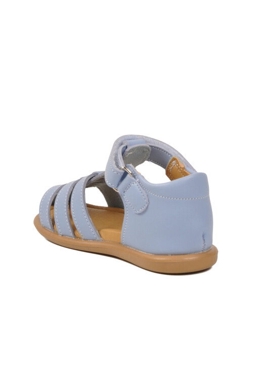 Bebe Mavisi Cırtlı Hafif Bebek Sandalet BN-1251 B