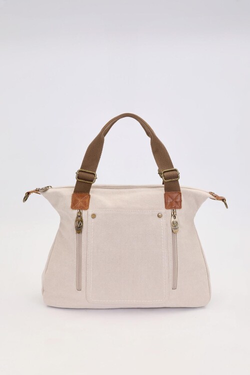 Premium Bej Kadın Omuz Çantası 930384