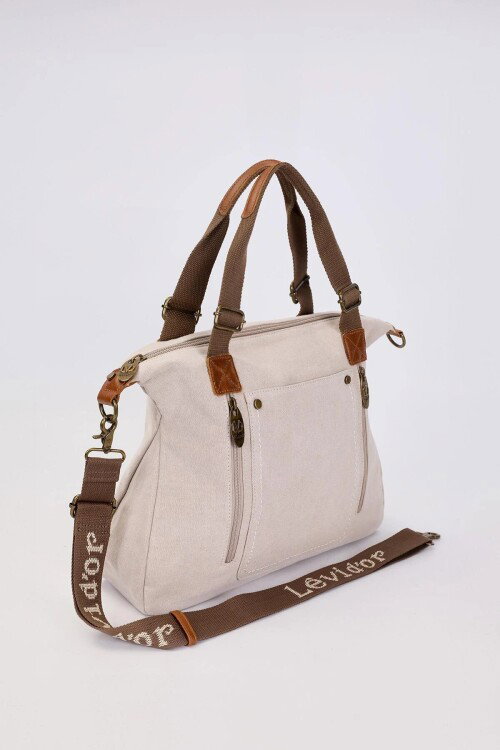 Premium Bej Kadın Omuz Çantası 930384