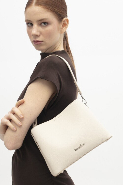 Bej Kadın Omuz Çantası BNT-1852