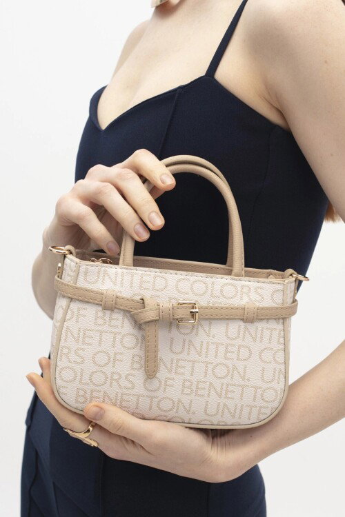 Bej Kadın El ve Omuz Çantası BNT-1858