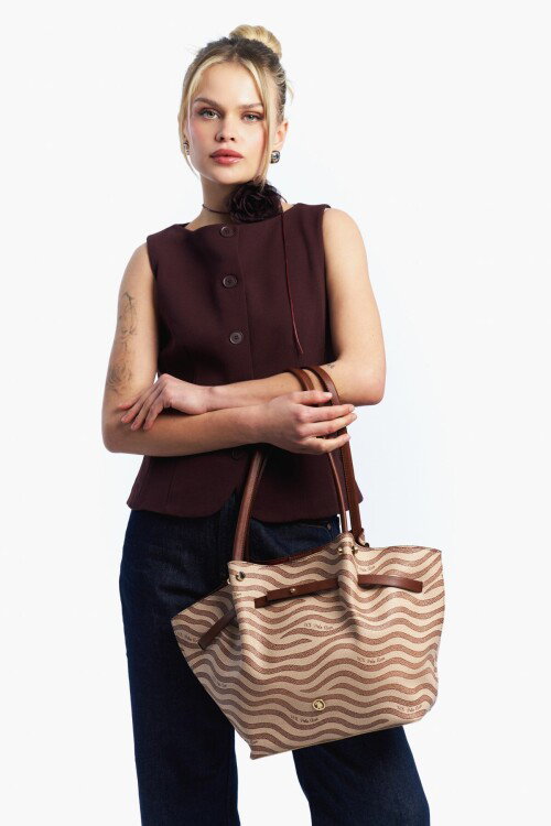 Bej Kadın Omuz Çantası US26174