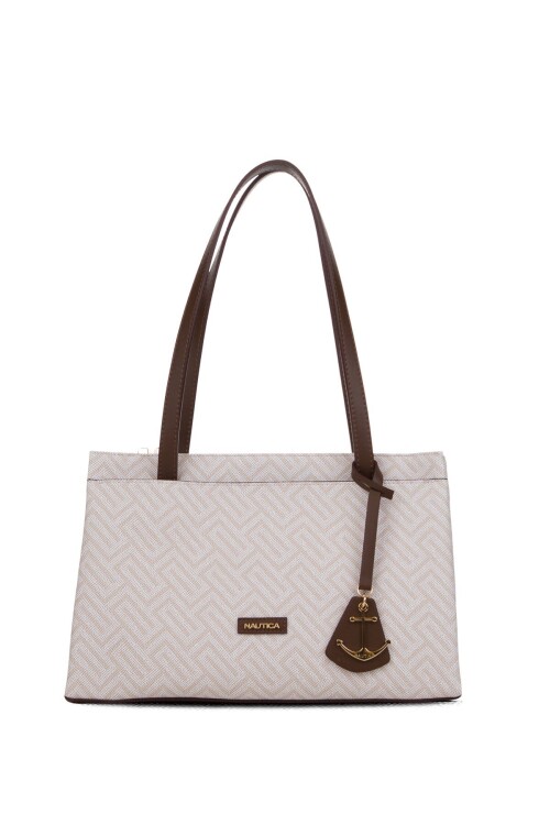 Bej-Kahve Kadın Omuz Çantası CN7635T