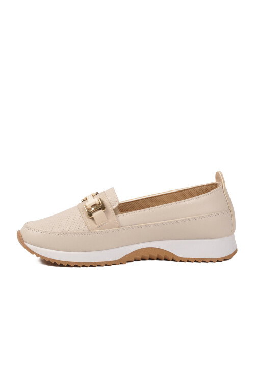 Bej Hafif Esnek Kadın Casual Ayakkabı 065 Z