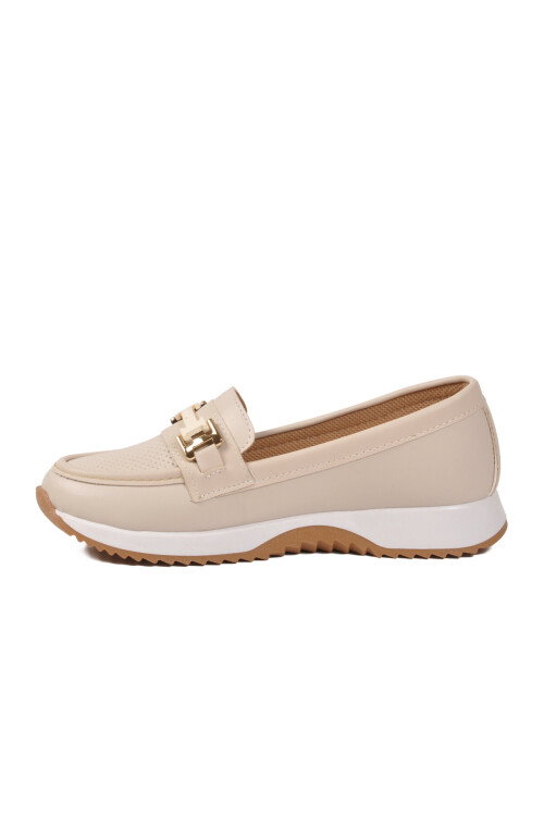 Bej Hafif Esnek Kadın Casual Ayakkabı 067 Z
